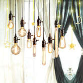 Vintage Edison Bulb 40W E27 T45 Amber Glass Dimmable Filament Lamp